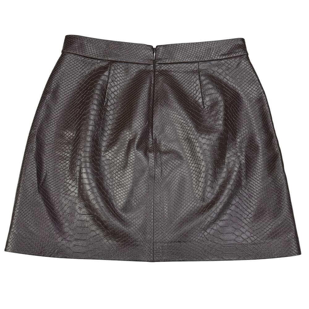 Wilfred Patio Vegan Python Leather Mini Skirt Ski… - image 7